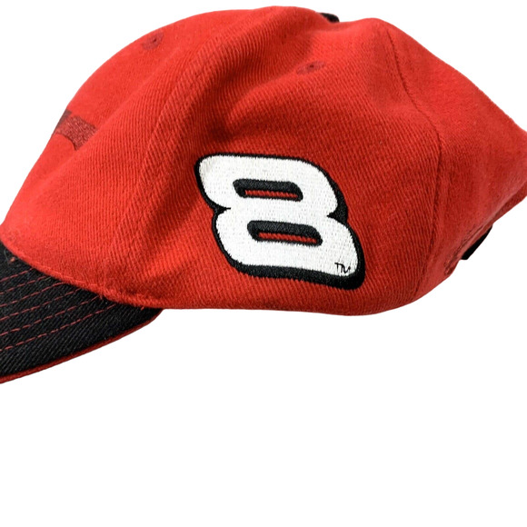 Dale Earnhardt Jr #8 Budweiser Cap Nascar Chase Authentic Red Hat - Picture 3 of 10